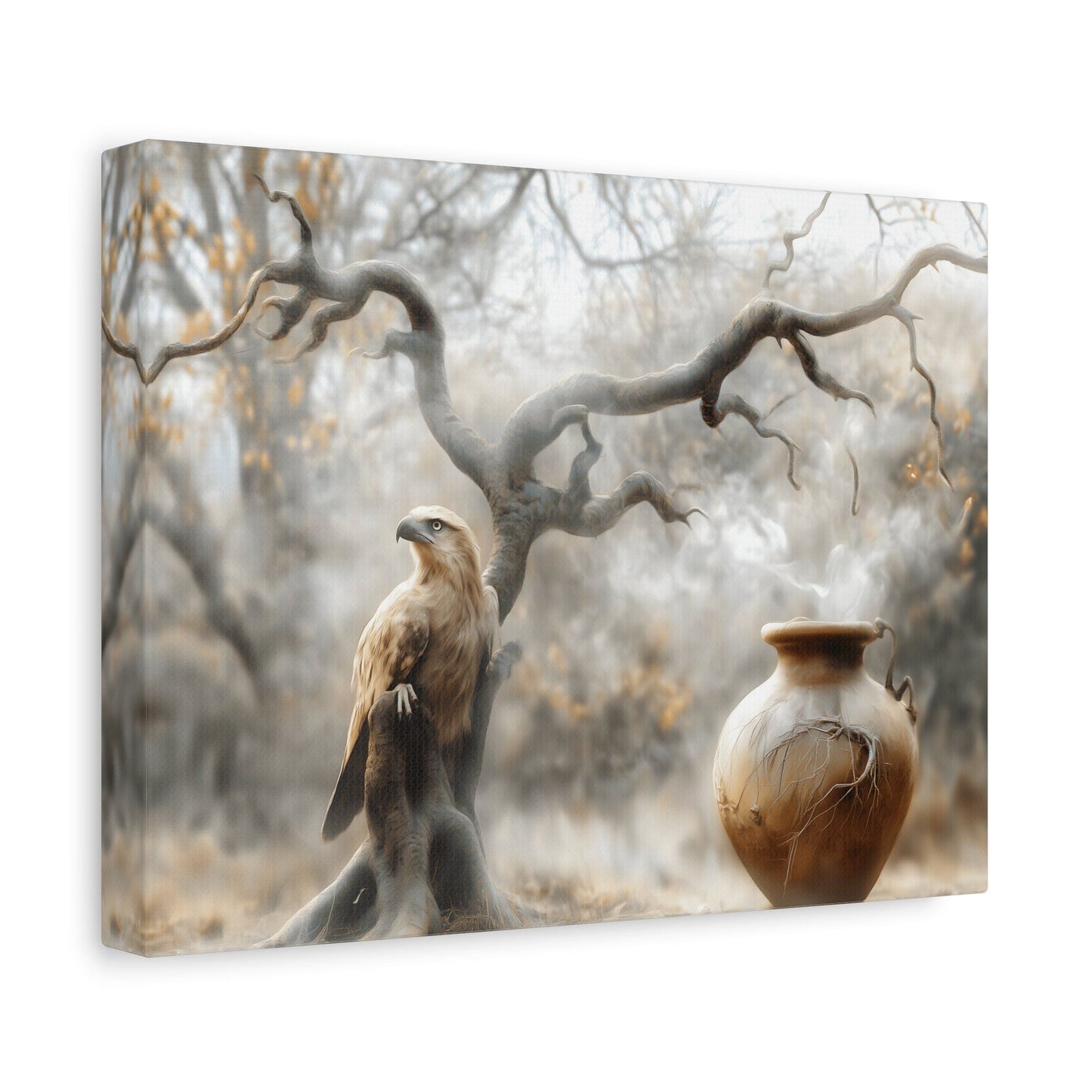 Nature-Inspired Matte Canvas Print, Wall Art, Bohemian Home Decor, Gift for Bird Lovers, Rustic Wall Decor, Wildlife Artwork