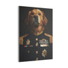 Dog, Golden Retriever, Military, Military Dress, Army, Air Force, Navy, Marines, Dog Wall Art, Dog Art, Military Wall Art, Military Art