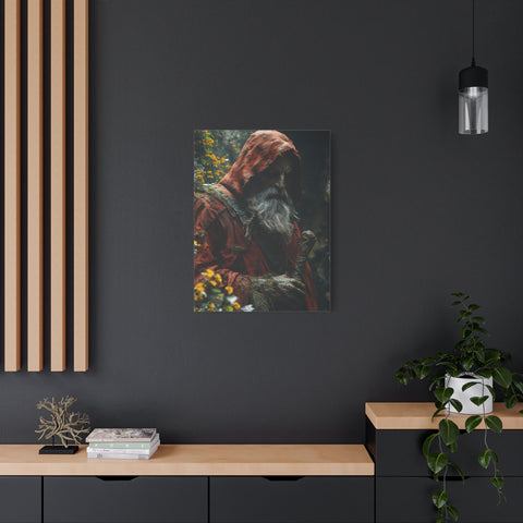 Mystical Forest Canvas Print, Wall Art, Fantasy Decor, Nature Inspired Gift, Home Wall Decor, Witchcraft Theme, Magical Atmosphere