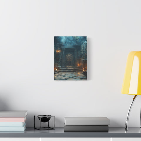 Mystical Doorway Canvas Print, Wall Art, Home Decor, Fantasy Art, Office Decoration, Bohemian Vibes, Gift Idea