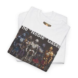 Noble Gases Graphic Tee, Science Shirt, Unisex Cotton T-Shirt, Funny Science Humor, Geeky Gift, Educational Apparel, Casual Wear