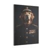 Golden Retriever Military Wall Art - Patriotic Dog Décor for Army, Air Force, Navy, Marines