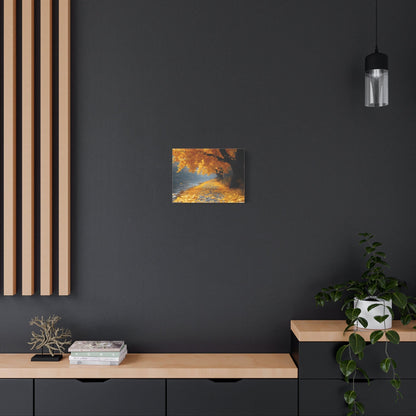 Autumn Serenity Canvas Wall Art, Fall Decor, Nature Photography, Thanksgiving Gift, Home Wall Decoration