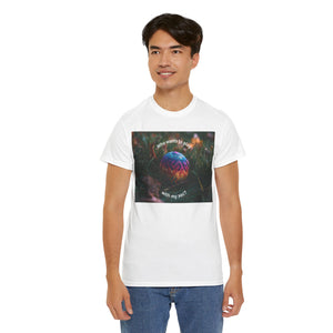 Playful Unisex Heavy Cotton Tee featuring humorous hacky sack graphic, perfect for casual wear.