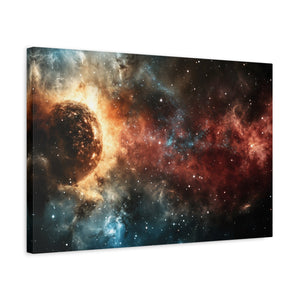 Cosmic Canvas Print, Wall Art, Outer Space Décor, Galaxy Artwork, Cosmic Home Décor