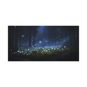 Canvas Wall Art, Enchanted Forest Print, Home Décor, Nature Lover Gift, Magical Atmosphere