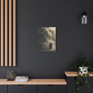 Mystical Wolf Canvas Art, Nature Lover Gift, Wall Decor, Home Aesthetic, Fantasy Art, Animal Lovers, Unique Gift Idea