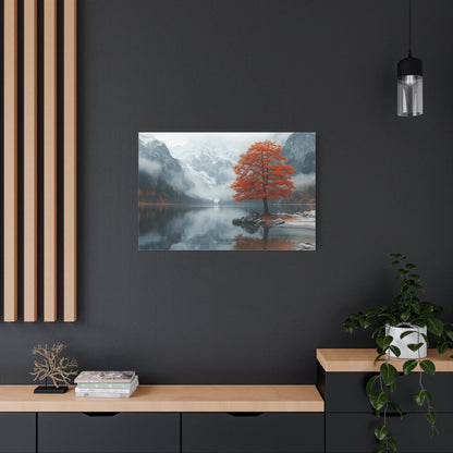 Autumn Landscape Canvas Print, Nature Art, Wall Decor, Home Aesthetic, Fall Vibe, Gift for Nature Lovers