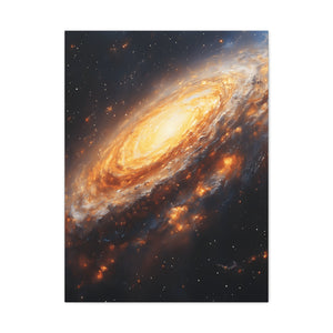 Galaxy Art Canvas Print, Cosmic Wall Decor, Space Lover Gift, Astronaut Home Decoration, Astrology Art