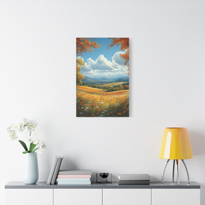Autumn Landscape Canvas, Home Décor, Gift for Nature Lovers