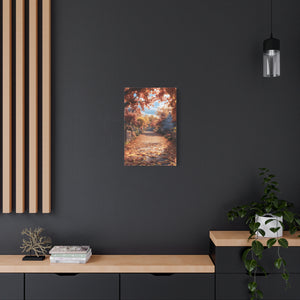 Autumn Landscape Canvas Wall Art Print, Fall Decor, Home Decoration, Nature Artwork, Seasonal Gift, Cozy Vibes, Rustic Wall Decor