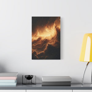 Canvas Wall Art, Cosmic Landscape, Celestial Décor, Starry Night Art, Space Wall Décor