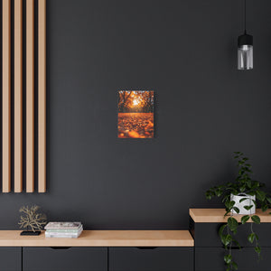 Autumn Landscape Canvas Print, Fall Decor, Cozy Room Art, Home Wall Decor, Gift for Nature Lovers, Thanksgiving Decoration