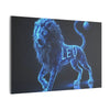 Leo Astrological Sign, Canvas Art, Stretched Canvas Print, AI Art, Matte Finish, Home Décor Wall Art