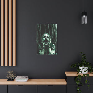 Gothic Art Canvas Print, Spooky Home Decor, Wall Art for Halloween, Unique Gift for Art Lovers, Dark Aesthetic Decoration