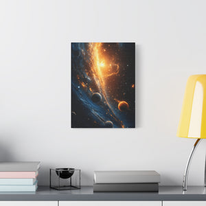 Stretched Canvas Wall Art, Cosmic Galaxy Decor, Astrophotography Print, Space Lovers Gift, Home Wall Decor, Celestial Artwork