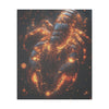 Canvas Art, Scorpio Astrological Sign, Stretched Canvas Print, AI Art, Matte Finish, Home Decor Wall Art