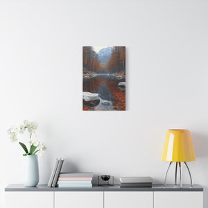 Autumn Landscape Canvas Print | Stretched Wall Art, Home Décor, Nature Artwork, Gift Idea