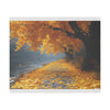 Autumn Décor, Canvas Art, AI Autumn Landscape, Nature Artwork Gift, Modern Wall Hanging, Unique Wall Art