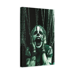 Gothic Art Canvas Print, Spooky Home Decor, Wall Art for Halloween, Unique Gift for Art Lovers, Dark Aesthetic Decoration