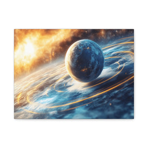 Cosmic Canvas Art, Galaxy Decor, Space Wall Art, Universe Print , Home Decoration, Gift for Astronaut Lovers