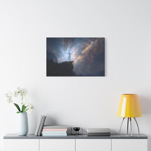 Cosmic Canvas Wall Art, Inspirational Decor, Galaxy Artwork, Home Decor, Celestial Wall Print, Meditation Art, Gift Idea