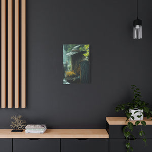 Mystical Canvas Art Print, Wall Decor, Nature Lover Gift, Autumn Decor, Wizard Painting, Fantasy Artwork