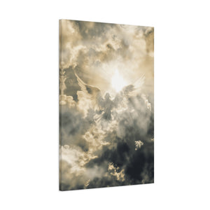 Angel Cloud Canvas Print | Spiritual Wall Art, Home Decor, Gift for Meditation, Religious Art, Inspirational Print