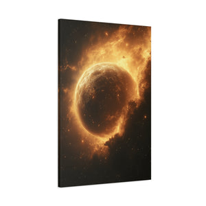 Galactic Wall Art Print, Cosmic Home Decor, Space Lover Gift, Modern Canvas Artwork