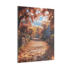 Autumn Décor, Canvas Art, AI Autumn Landscape, Nature Artwork Gift, Modern Wall Hanging, Unique Wall Art