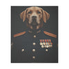 Labrador Retriever Military Wall Art - Patriotic Dog Décor for Army, Air Force, Navy, Marines