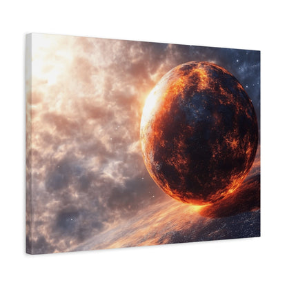 Cosmic Wall Art Print, Galaxy Canvas, Space Decor, Celestial Artwork, Modern Home Decor, Gifts for Astronomy Lovers