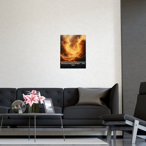 Inspirational AI Art Matte Posters, Vertical & Horizontal Prints, Home Decor, Wall Art, Dorm Room Decor, Office Wall Decor