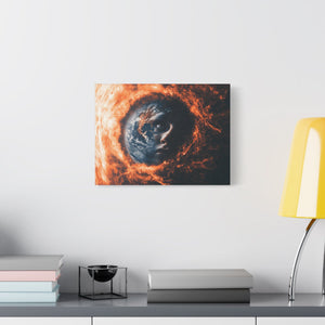 Artistic Canvas Wall Décor, Abstract Home Art, Modern Geometric Decor, Cosmic Art Print, Unique Gift for Art Lovers