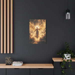 Heavenly Canvas Print, Angel Art, Inspirational Wall Decor, Spiritual Gift, Home Decor, Uplifting Artwork