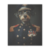 Miniature Schnauzer Military Wall Art - Patriotic Dog Décor for Army, Air Force, Navy, Marines