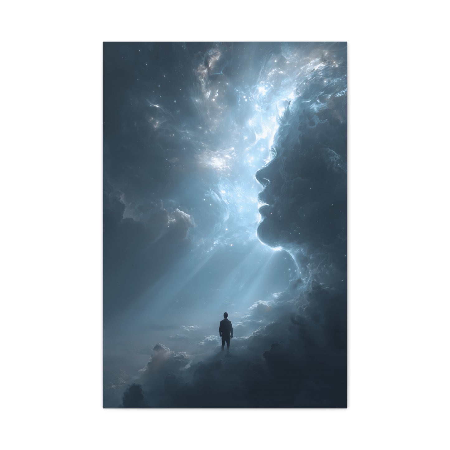 Stretched Canvas Wall Art, Dreamy Surreal Landscape, Home Decor, Gift for Art Lovers, Modern Artwork, Unique Wall Decoration