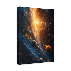 Stretched Canvas Wall Art, Cosmic Galaxy Decor, Astrophotography Print, Space Lovers Gift, Home Wall Decor, Celestial Artwork