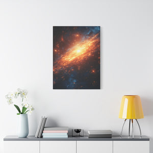 Cosmic Wall Art Canvas Print, Galaxy Decor for Home, Astronomy Gift, Space Lover Art