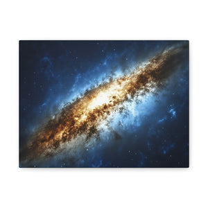 Galactic Canvas Art Print, Space Decor, Nebula Wall Art, Home Office Decor, Astronomical Gift