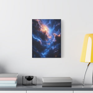 Stretched Canvas Art Print, Cosmic Wall Decor, Space Themed Home Decor, Celestial Art, Gifts for Astronomers, Meditation Room Decoration