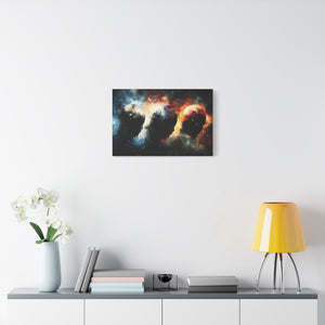Cosmic Art Canvas, Space Home Decor, Astral Wall Art, Galaxy Prints, Modern Office Decor, Gift for Space Lovers, Unique Artwork