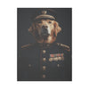 Golden Retriever Military Wall Art - Patriotic Dog Décor for Army, Air Force, Navy, Marines