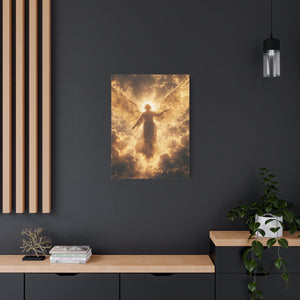 Heavenly Canvas Print, Angel Art, Inspirational Wall Decor, Spiritual Gift, Home Decor, Uplifting Artwork