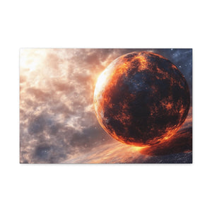Cosmic Wall Art Print, Galaxy Canvas, Space Decor, Celestial Artwork, Modern Home Decor, Gifts for Astronomy Lovers
