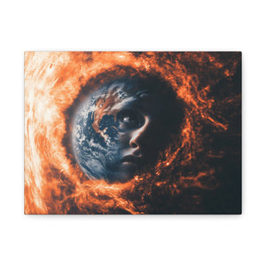 Artistic Canvas Wall Décor, Abstract Home Art, Modern Geometric Decor, Cosmic Art Print, Unique Gift for Art Lovers