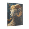 Canvas Art, Aries Astrological Sign, Stretched Canvas Print, AI Art, Matte Finish, Home Décor Wall Art