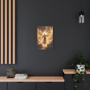 Heavenly Canvas Print, Angel Art, Inspirational Wall Decor, Spiritual Gift, Home Decor, Uplifting Artwork