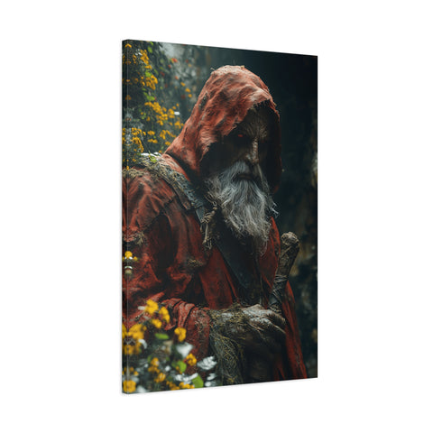 Mystical Forest Canvas Print, Wall Art, Fantasy Decor, Nature Inspired Gift, Home Wall Decor, Witchcraft Theme, Magical Atmosphere