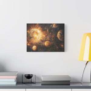 Celestial Canvas Wall Art, Cosmic Decor, Space Lover Gift, Galaxy Artwork, Home Decoration